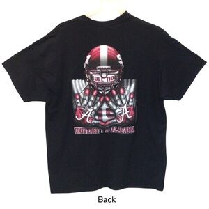 NWOT University of Alabama Roll Tide Football T-Shirt Men’s XL Black NCAA